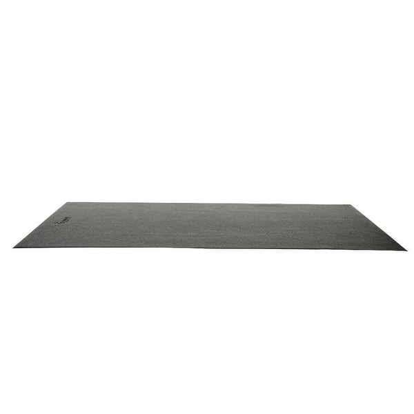 slide 2 of 6, Sunny Health & Fitness No. 074-M Black Medium Treadmill Mat
