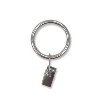Lumi 1-1/4 in. Clip Rings For 3/4 in. Curtain Rods(7-Pack) - 1.25"