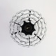 preview thumbnail 5 of 23, WINGBO Small Crystal Ceiling Light Fixture Mini Semi Flush Mount...