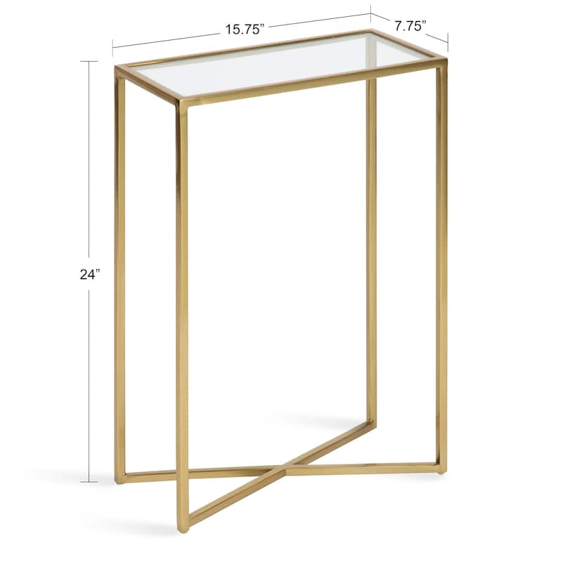 Kate and Laurel Jaspur Decorative Metal End Table