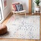 preview thumbnail 15 of 18, SAFAVIEH Tulum Lelya Moroccan Boho Tribal Rug - Navy/Ivory - 5'3" x 7'6"