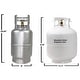 preview thumbnail 5 of 9, Flame King 10LB Aluminum Propane Tank with OPD Valve, Corrosion-Resistant & Rust-Free, Lightweight