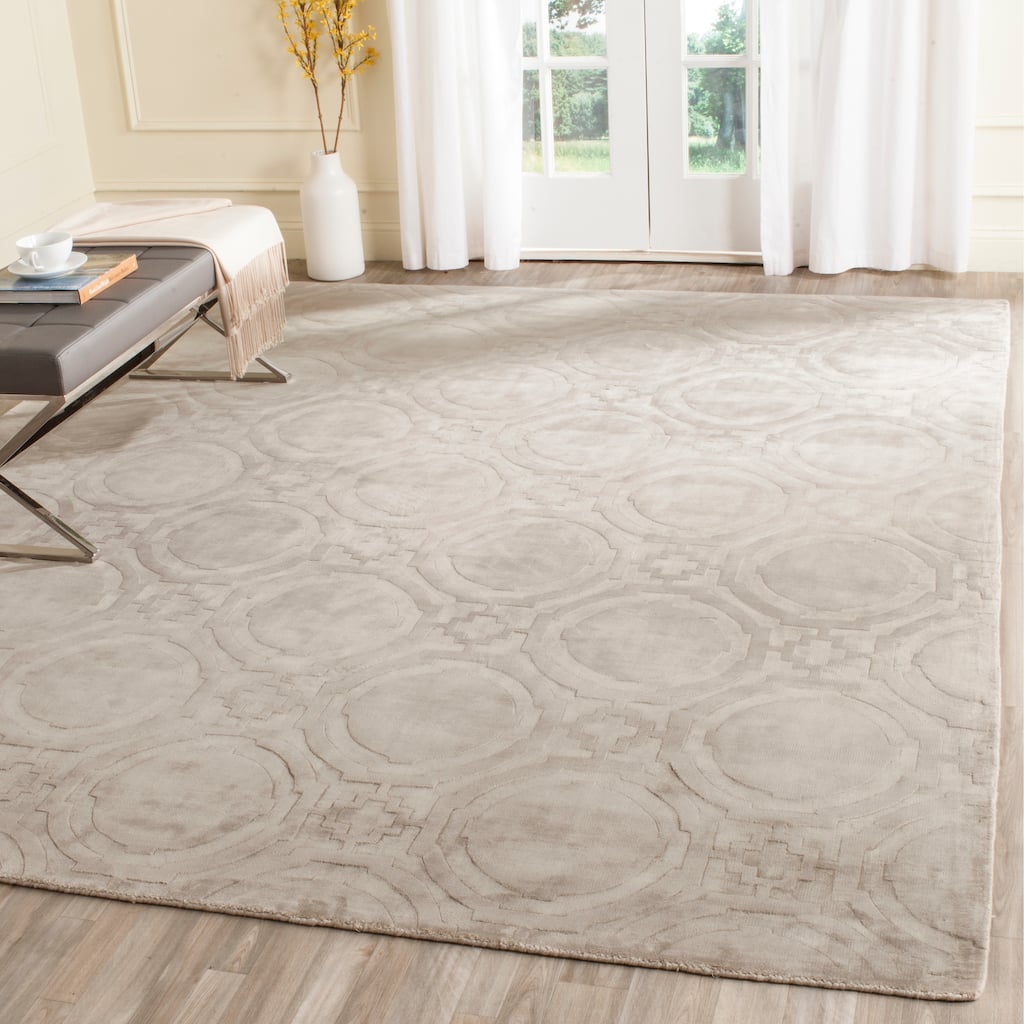 SAFAVIEH Handmade Mirage Gresa Modern Abstract Viscose Rug