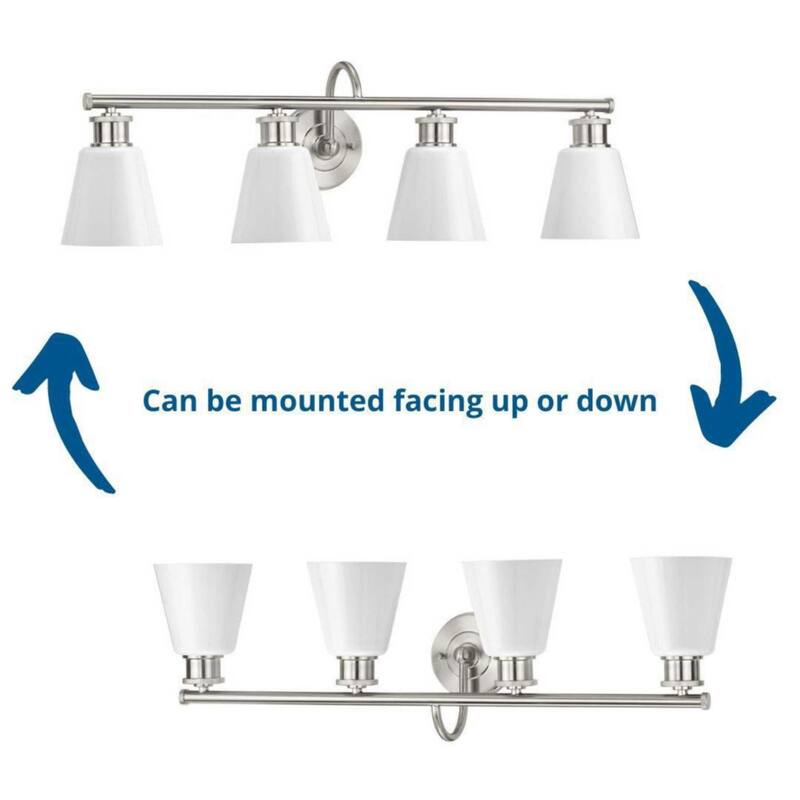 Progress Lighting Ashford 4 Light 34" Wide Bathroom Vanity Light