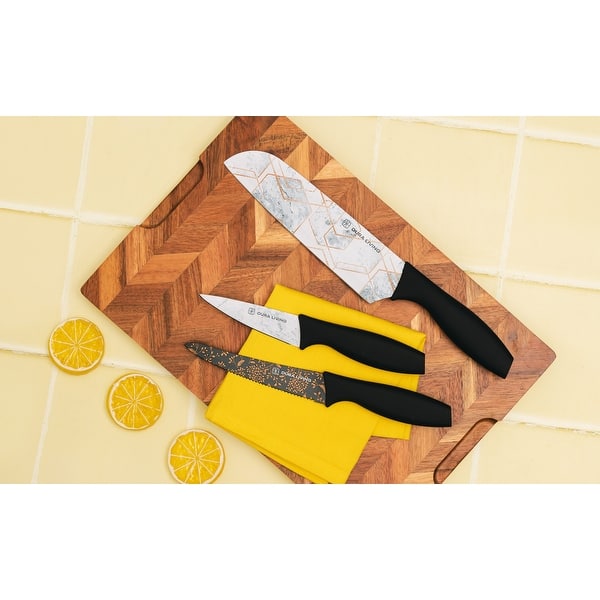 Ronco 20-Piece Full-Tang Handle Professional Kitchen Knife Set