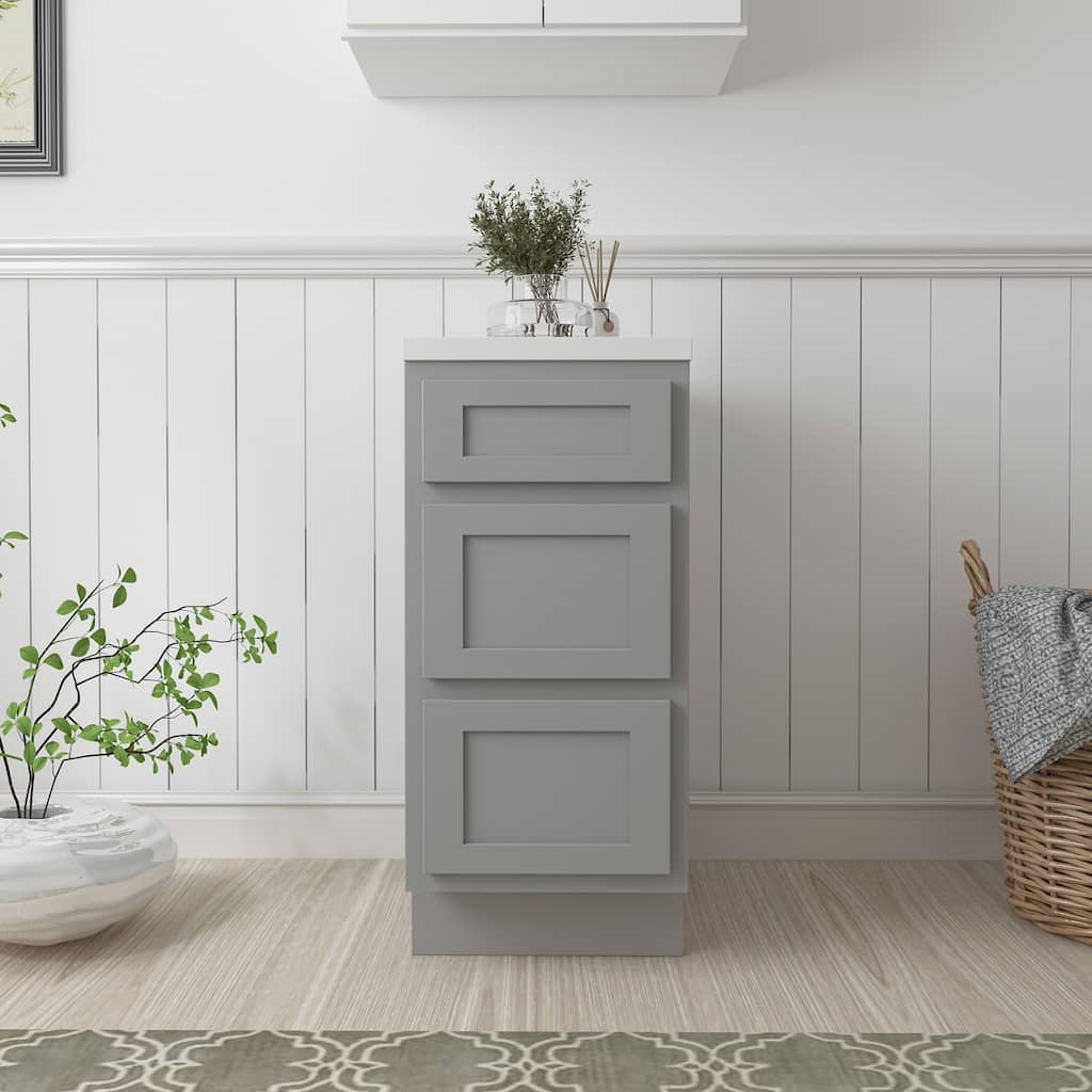 Vanity Art 15 Inch Bathroom Vanity Cabinet