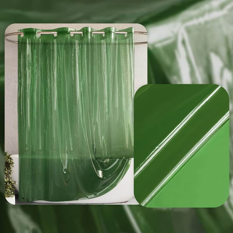 No Hook Premium PEVA Shower Curtain Liner
