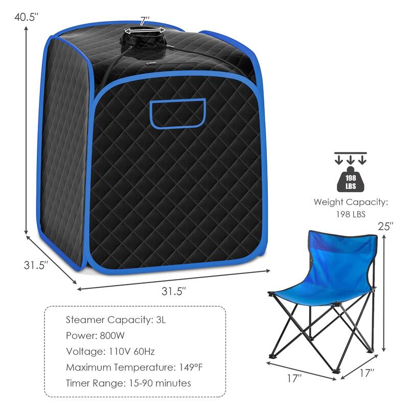 Costway Portable Steam Sauna