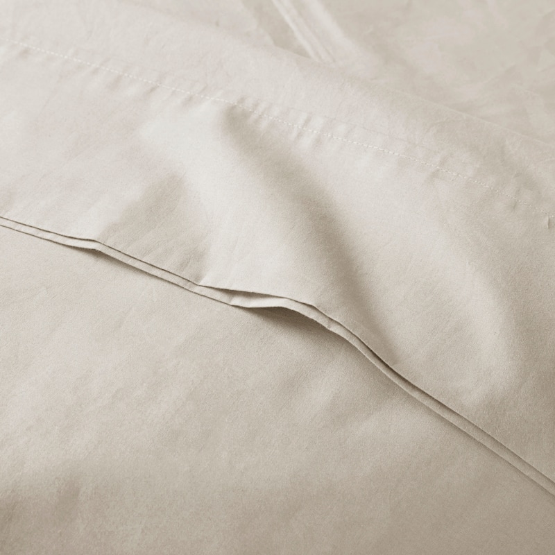Madison Park 200 Thread Count Relaxed Cotton Percale Sheet Set