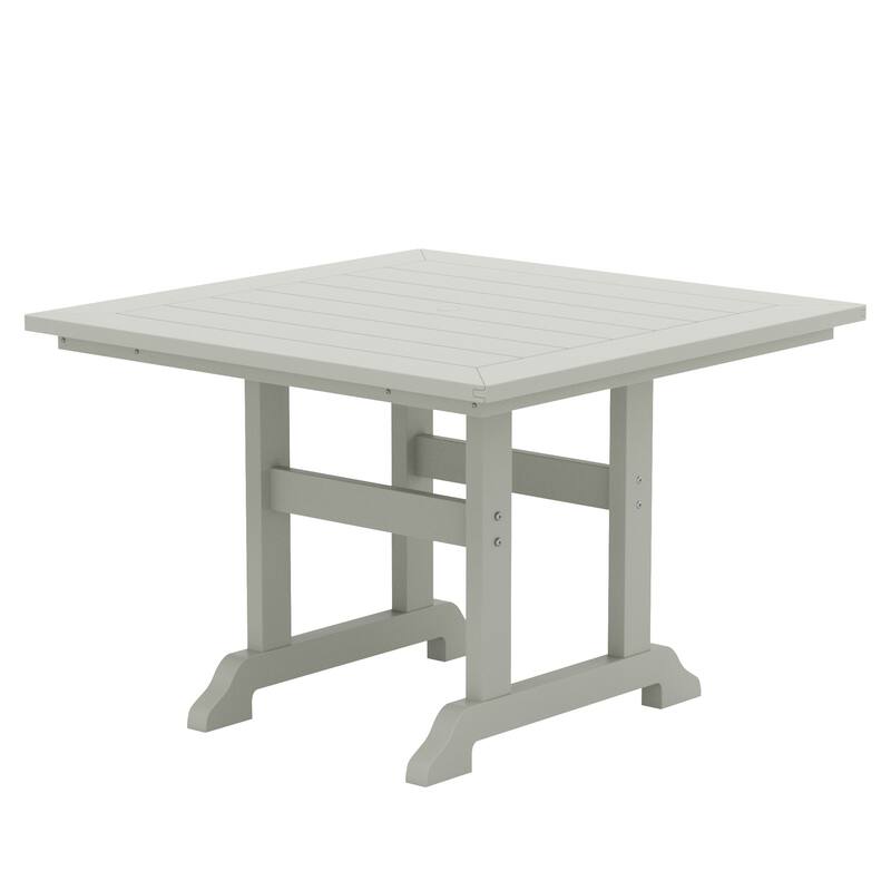 Laguna 5-Piece Square Table Folding Highback Chair Dining Set