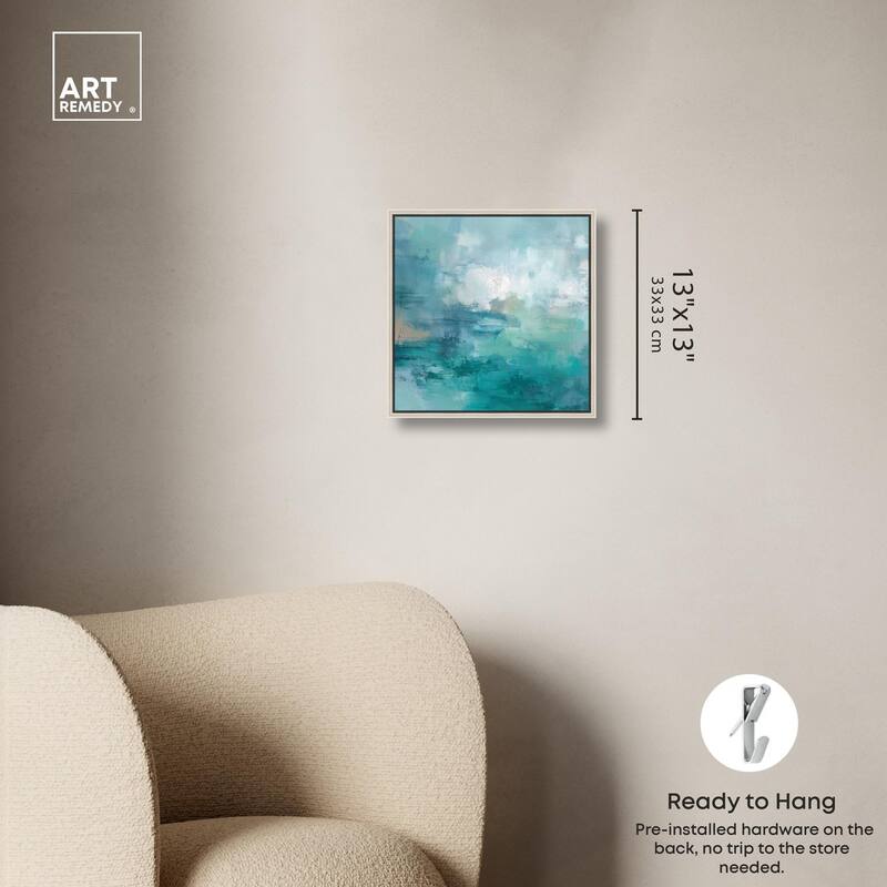 Green Blue II Canvas by Art Remedy