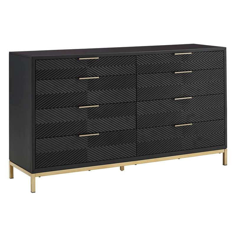 Elea Carved Chevron Bedroom Set by iNSPIRE Q Bold