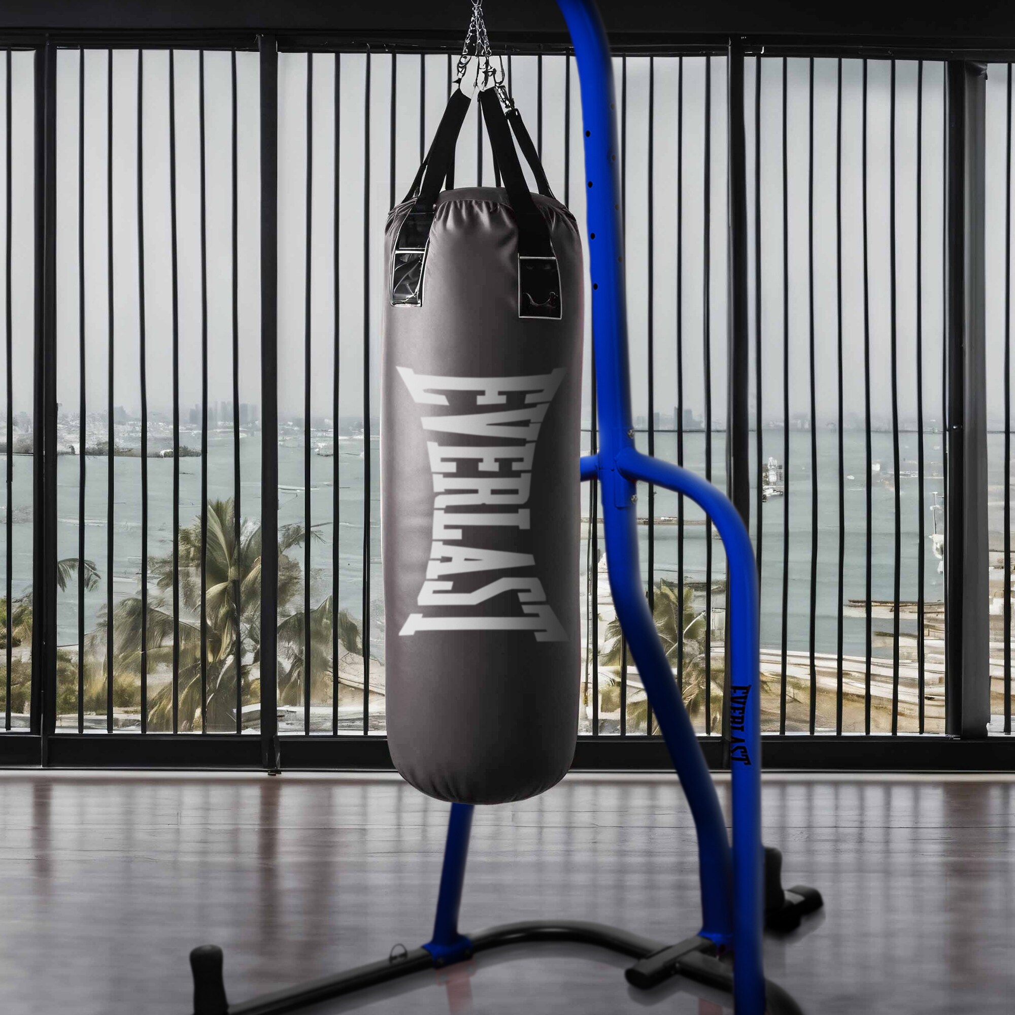 Metal stand for boxing bag outlet