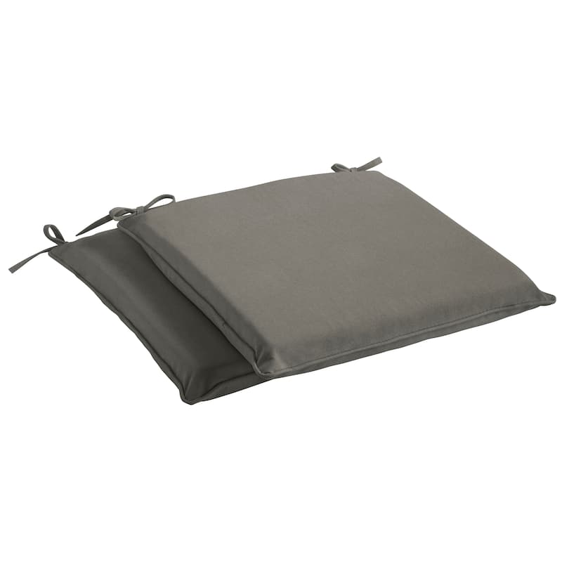 Humble + Haute Sunbrella Canvas Charcoal Indoor/ Outdoor Cushion, Set of 2