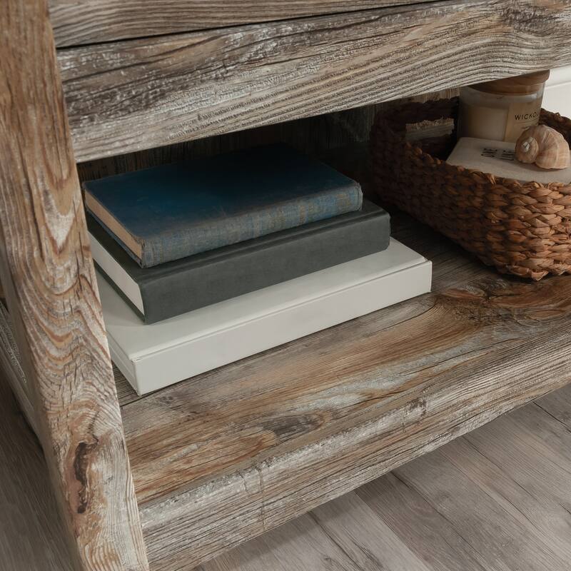 Wood Lateral File with Rustic Style, Brown