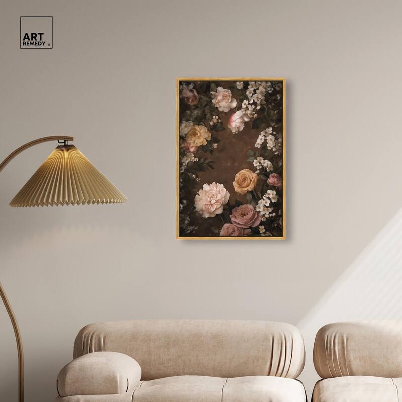 Faded Florals Fable I Canvas by Art Remedy