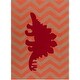 preview thumbnail 4 of 13, Hand-Tufted Mandy Geometric Area Rug Orange/Brown - 8' x 11'