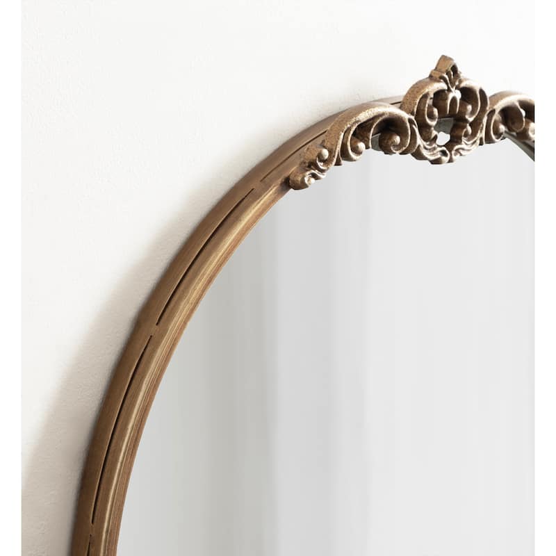 Kate and Laurel Myrcelle Arched Wall Mirror with Shelf