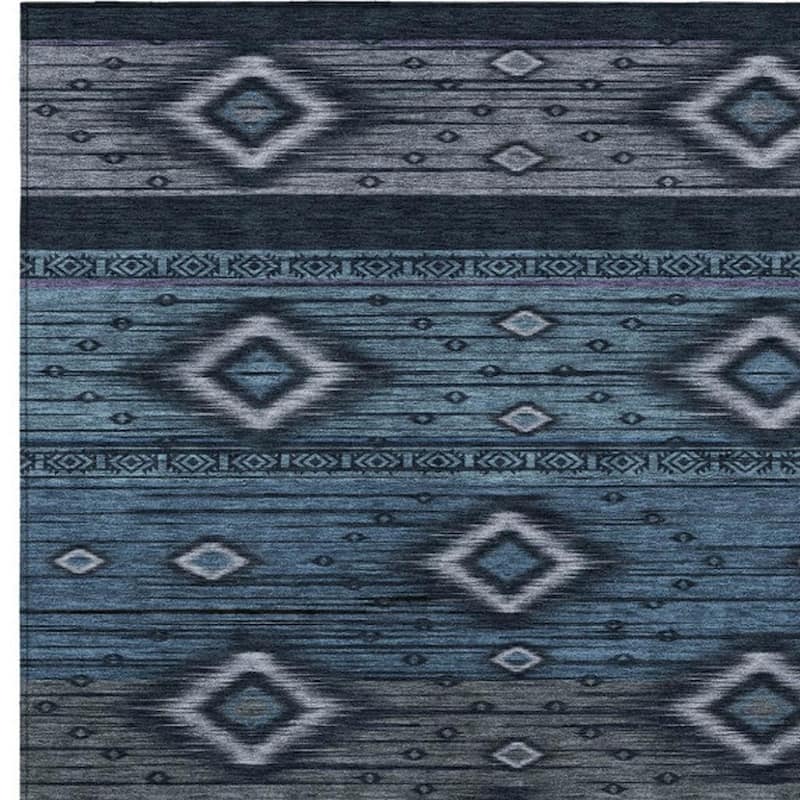 HomeRoots Tribal Transitional Rectangle Outdoor Rug