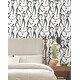 preview thumbnail 3 of 5, York Wallcoverings Joyful Dancers Carbon Black Wallpaper