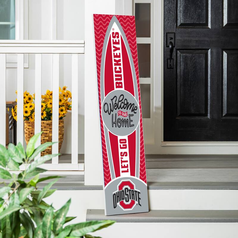 47" Porch Leaner Welcome Wall Sign, Ohio State University - Multi