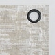 preview thumbnail 7 of 7, Sun Zero Parrish Distressed Grid Thermal Extreme Total Blackout Grommet 1-Piece Curtain Panel, Single Panel