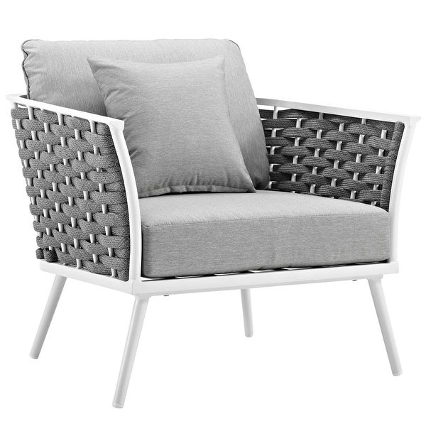 Stance Outdoor Patio Aluminum Dining Armchair. Opens flyout.