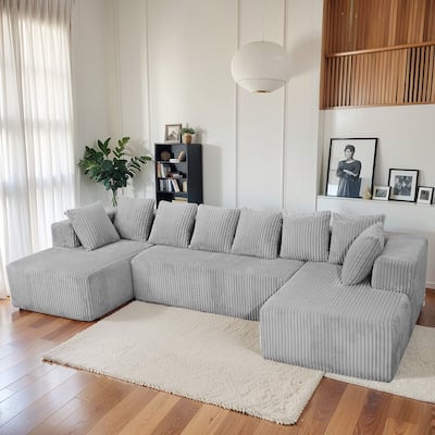 Versatile Modular Sofa with Reversible Design and Premium Fabric for Comfortable Living