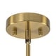preview thumbnail 51 of 63, Glam Single-light Dining Room Glass Globe Bubble Chandelier - 17.7 in