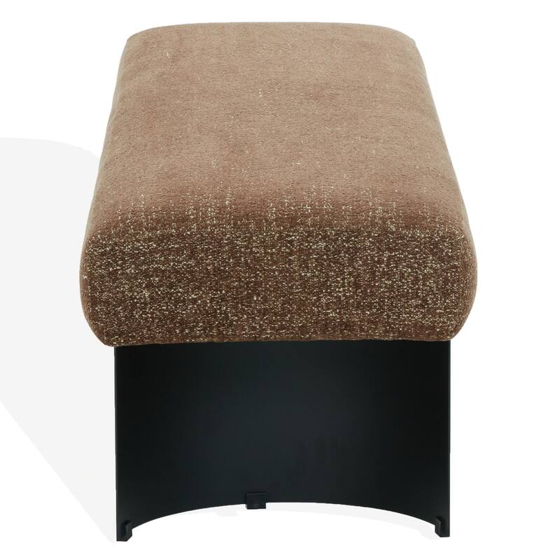 SAFAVIEH Couture Raelee Metal Legs Bench - 63"W x 17"D x 16'H