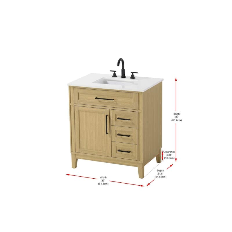 Rachel Single Bathroom Vanity (32-42 inch)