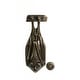 preview thumbnail 6 of 7, Door Knocker 5" H x 2" W Antique Brass Bat Style Low Maintenance Decorative Door or Gate Knockers Renovators Supply Bronze