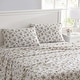preview thumbnail 59 of 92, Laura Ashley Printed Cotton Flannel Sheet Set