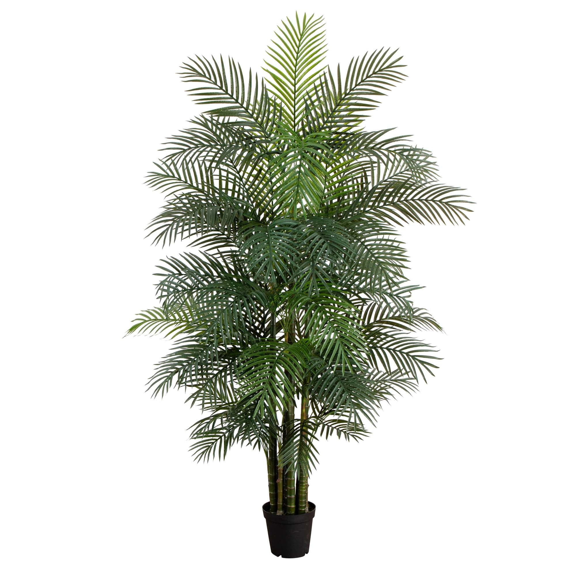 8' UV Resistant Artificial Areca Palm Tree (Indoor/Outdoor) - Green