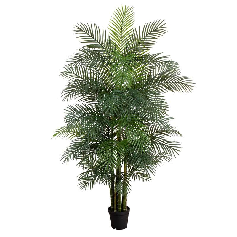 Artificial Areca Palm Potted Tree - 8' - Green