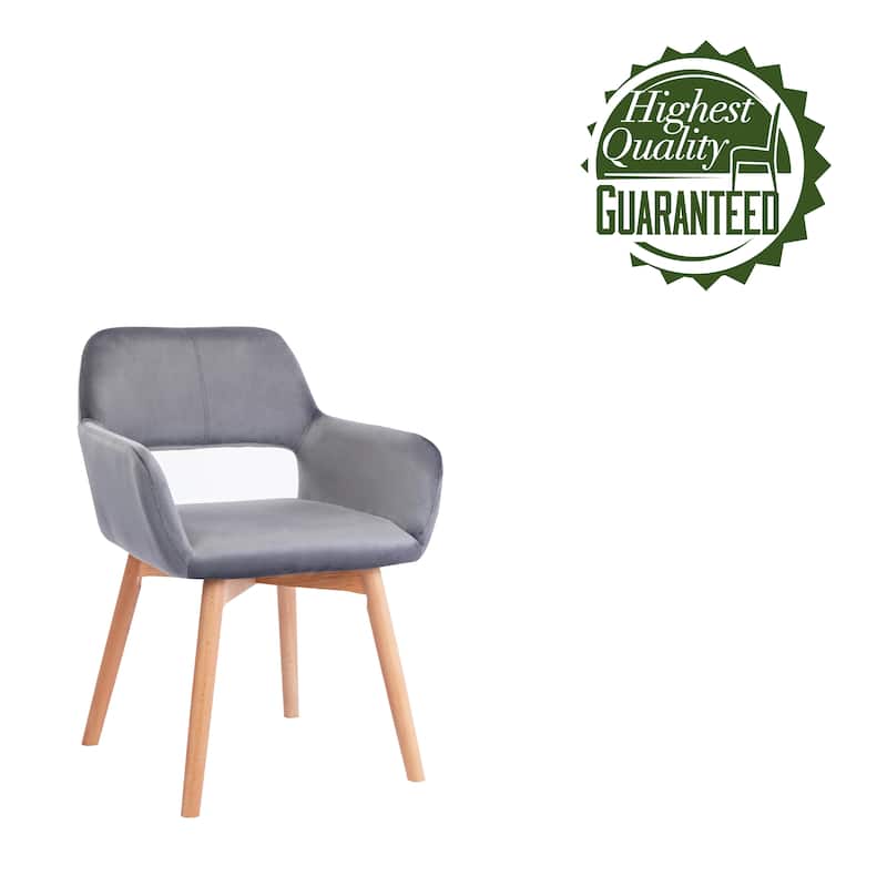Porthos Home Diana Velvet/ Beech Wood Dining Chairs (Set of 2)