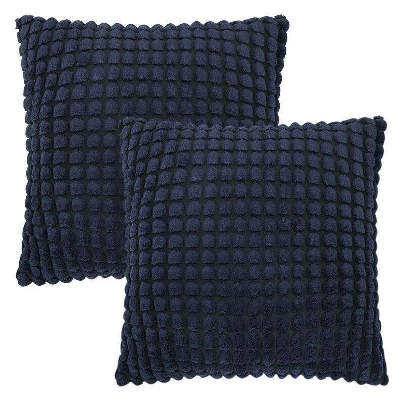 Deconovo Corduroy Throw Pillow Covers 2 PCS(Cover only)