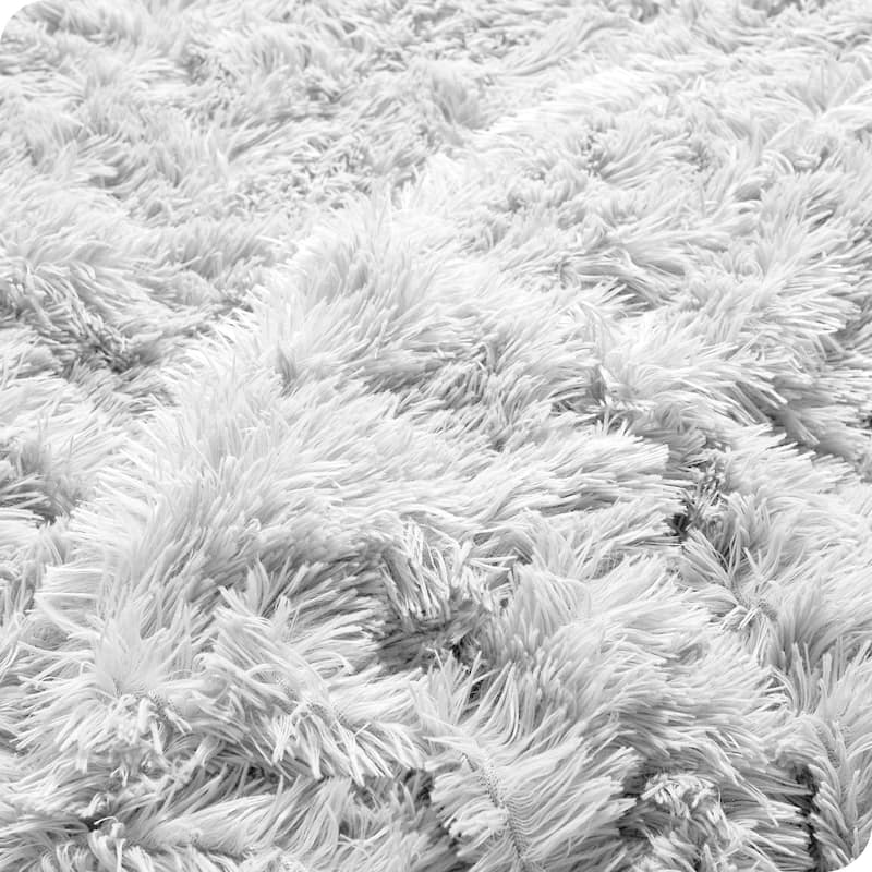Bare Home Shaggy Faux Fur Duvet Cover