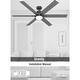 preview thumbnail 13 of 19, Hunter Wi-Fi Gravity Windmill Ceiling Fan w/LED Light Kit and Handheld Remote - Rustic, Transitional - SMART FAN! ENERGY STAR!