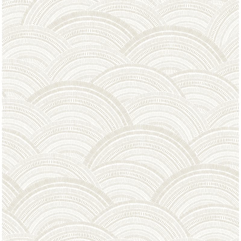 A-Street Prints Encircle Dove Geometric Wallpaper