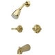 preview thumbnail 17 of 15, Victorian Two-Handle Tub and Shower Faucet Polished Brass