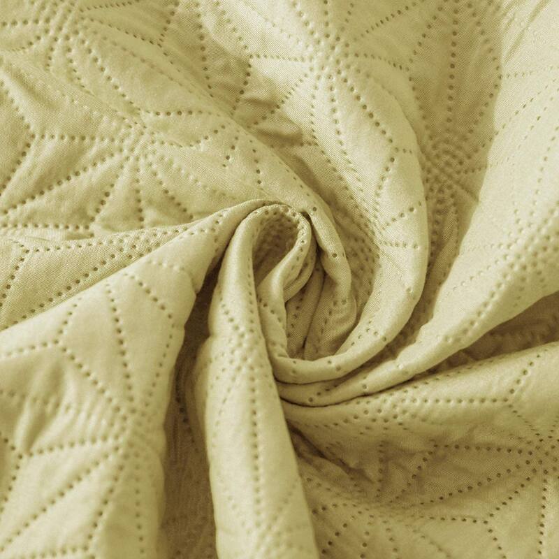 KASENTEX Quilted Coverlet Set Pre-Washed Microfiber Soft Warm Bedspread, Contemporary Star Design