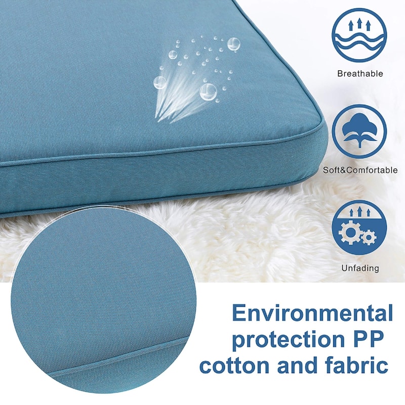 Futzca Outdoor Patio Glider Rocking Bench