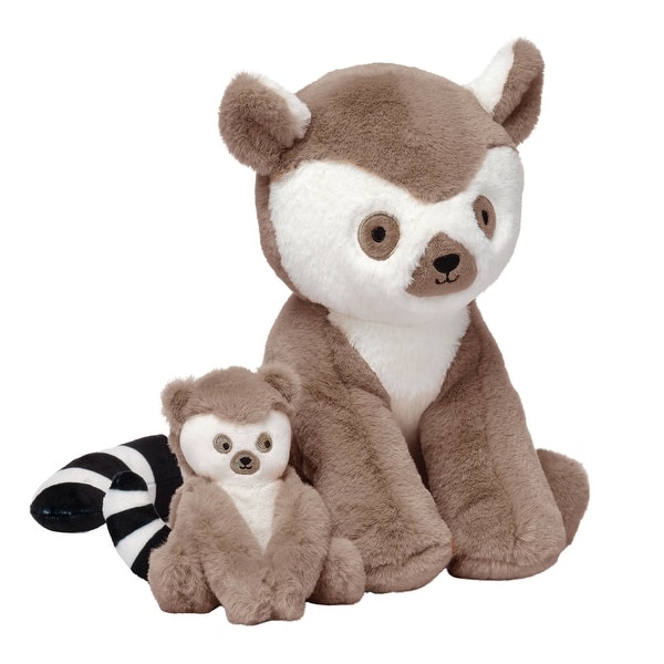 slide 2 of 6, Lambs & Ivy Enchanted Safari Plush Stuffed Animal Lemurs/Monkeys- Koko & Kaylee
