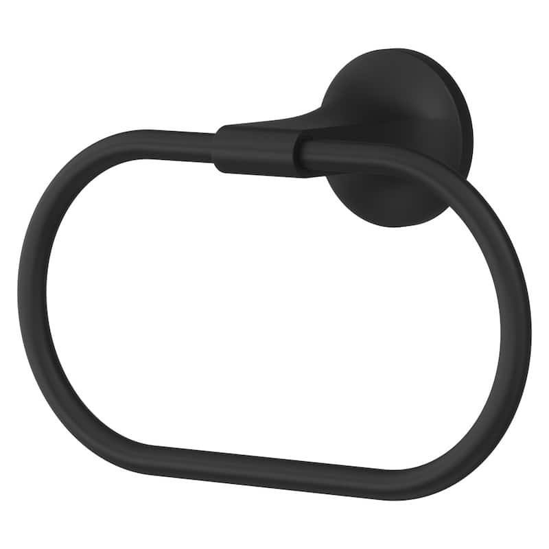 Pfister BRB-PFM0 Pfirst Modern 8-3/16" Wall Mounted Towel Ring - Matte Black