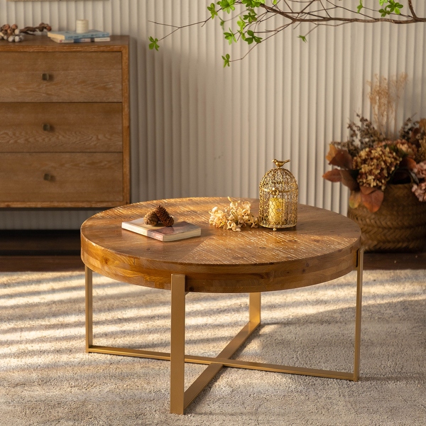 Fir wood coffee table discount