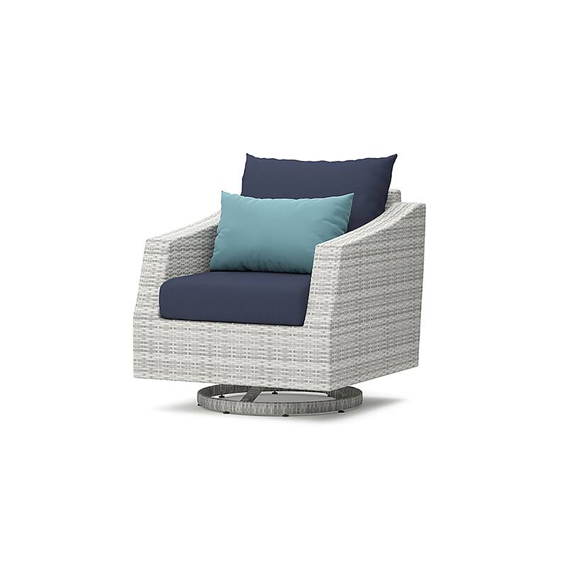 Cannes Deluxe 8 Piece Sunbrella Outdoor Patio Sofa & Club Chair Set