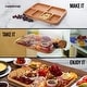 preview thumbnail 5 of 7, Farberware Build-a-Board Cutting Board with Compartments and Clear Locking Lid for Charcuterie, Snacks