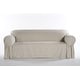 preview thumbnail 5 of 8, Classic Slipcovers Brushed Twill Sofa Slipcover