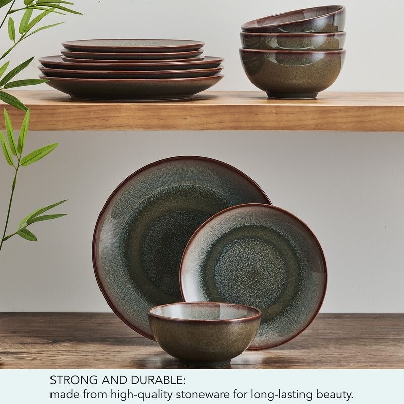 Pfaltzgraff Mackensie 12-Piece Dinnerware Set, Service for 4 - On